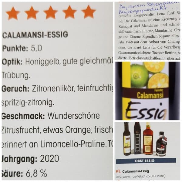 Calamansi Essig Lenz